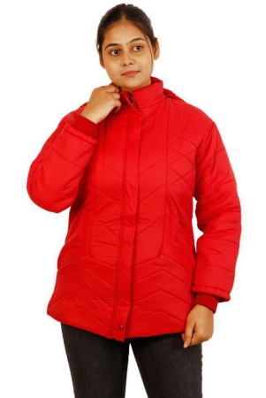 ppthefashionhub-polyester-red-hooded-jackets-none