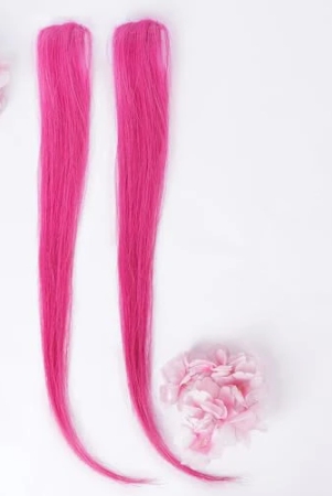 refynhair-pink-clip-in-hair-extensions-vibrant-color-streaksstreax-for-fashionable-looks-size-18-inches-pack-of-1single-piece