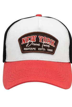 red-tape-snap-back-mesh-cap-for-men-adjustable-strap-all-sports-cap