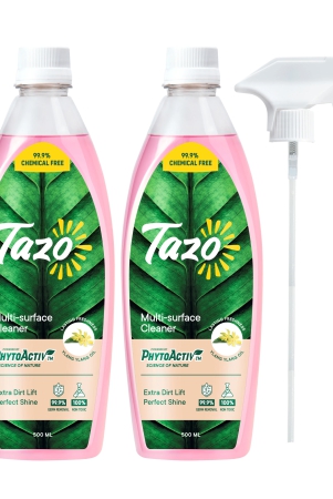 Tazo Chemical-Free Multi-Surface Cleaner with Ylang Ylang, 500 ml - Pack of 2