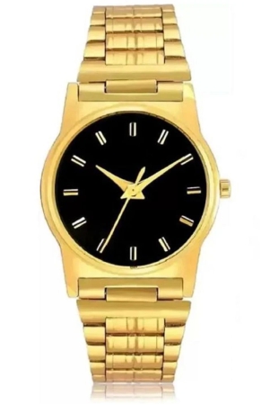 Viser Gold Metal Analog Mens Watch