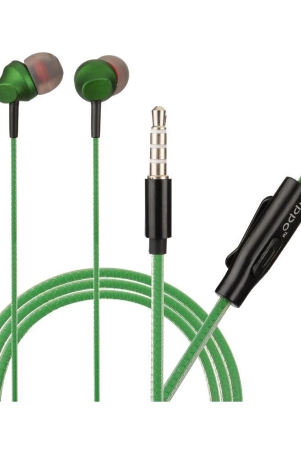 vippo-classic-vhb-341-music-stereo-35-mm-wired-earphone-in-ear-comfortable-in-ear-fit-green