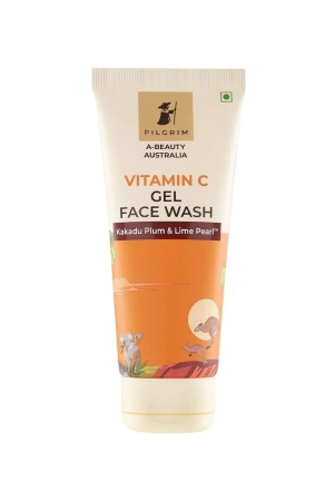 pilgrim-australian-vitamin-c-gel-face-wash-for-for-dry-radiant-glowing-skin-with-kakadu-plum-lime-pearl-women-men-100-ml