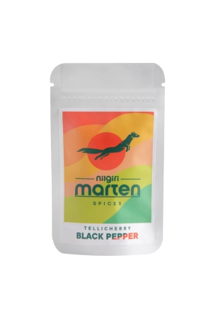 Nilgiri Marten Tellicherry Pepper Bold (Kali Mirch), 40g (Pack of 2)