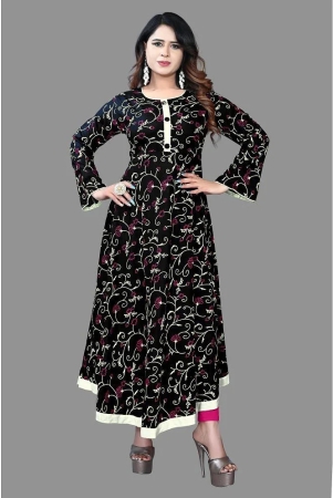 haya-fashion-black-rayon-womens-anarkali-kurti-pack-of-1-none