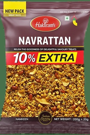 Haldiram's Navrattan Namkeen, 200 G Pouch