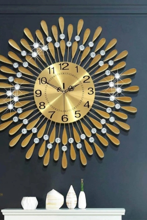 diamonds-metallic-wall-clock-dia-24-x-24-inches-gold