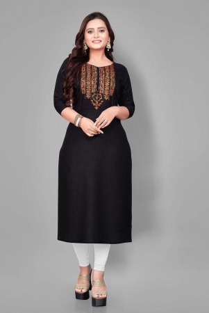 riaana-black-rayon-womens-straight-kurti-pack-of-1-none