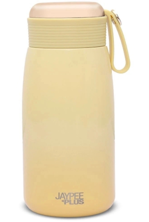 jaypee-plus-yellow-steel-water-bottle-350-ml-set-of-1-yellow