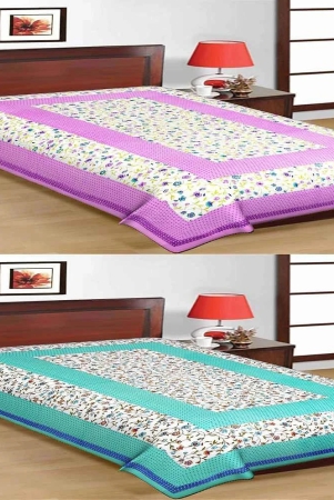 uniqchoice-rajasthani-traditional-printed-2-single-bed-sheet-combo