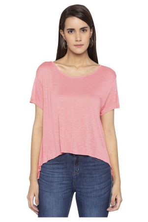 globus-polyester-regular-tops-pink-m