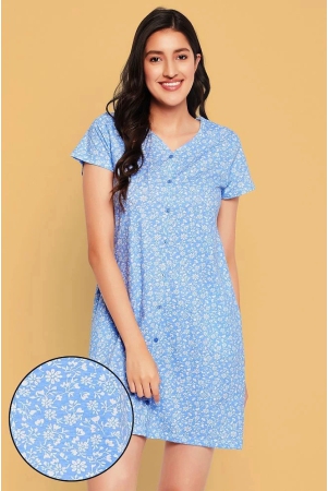 clovia-blue-cotton-womens-nightwear-night-shirts-pack-of-1-none