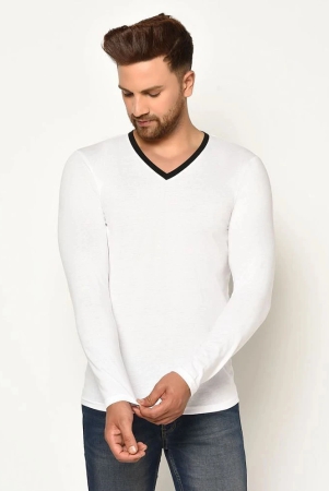 glito-white-cotton-blend-regular-fit-mens-t-shirt-pack-of-1-none