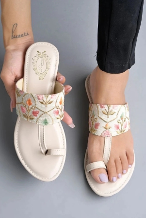 stylestry-cream-womens-flats-none