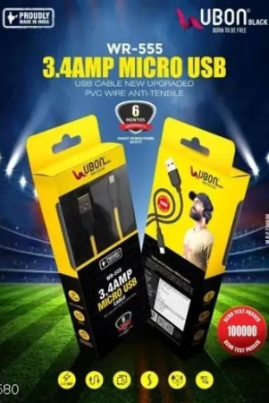 ubon-wr-555-34amp-microv8-usb-cable-black