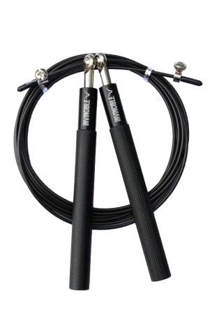 invincible-aluminum-alloy-bearing-speed-jump-rope-black