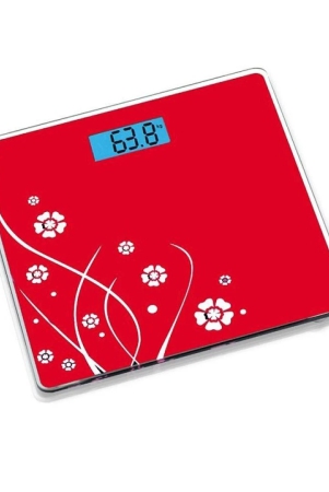 Venus Red Digital LCD Weighing Scale with Back Light