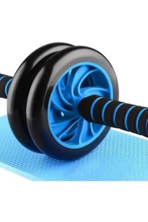 abs-crossfit-roller-set-with-knee-mat-for-gym-workout-fitness-exercise-pack-of-1-free-size