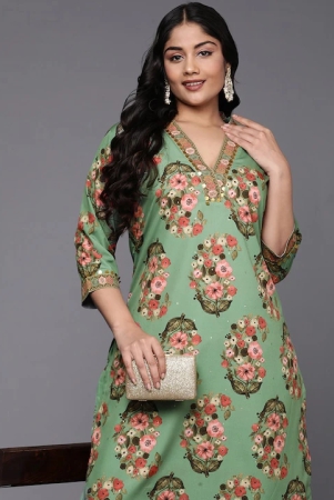 plus-size-floral-printed-sequinned-kurta-with-palazzos