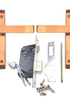 onmax-stainless-steel-high-quality-premium-range-lock-slim-mortise-door-lock-set-size-7-inch-double-action-brass-latch-brass-bhogli-with-rose-gold-finish-pack-of-1-set-rustfree-for-outdoor