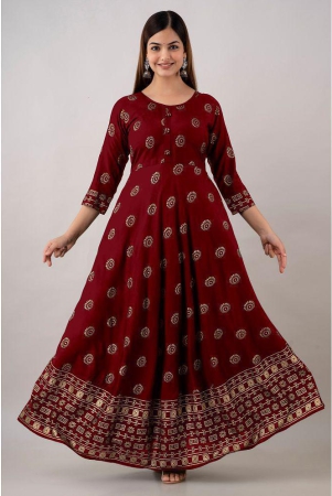 kapadia-maroon-rayon-womens-anarkali-kurti-pack-of-1-none