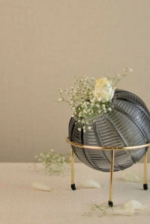 adore-round-vase-with-gold-stand-grey