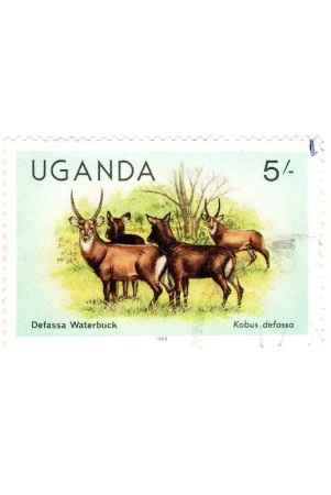 uganda-defassa-waterbuck-postage-stamp