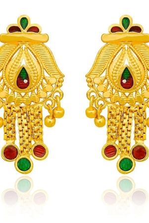 luv-fashion-golden-jhumki-earrings-pack-of-1-golden