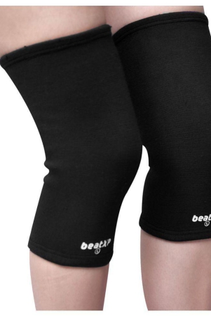 beatxp-knee-support-for-men-women-knee-compression-support-for-pain-relief-sports-gym-cycling-breathable-light-weight-4-way-stretchable-material-black-color-pack-of-2-large-