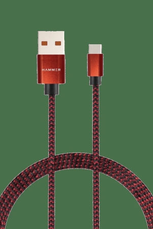 hammer-unbreakable-31a-fast-charging-braided-cable-1-meter-red