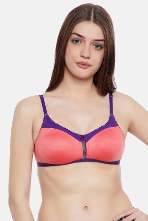 clovia-pack-of-1-cotton-non-padded-womens-t-shirt-bra-coral-none