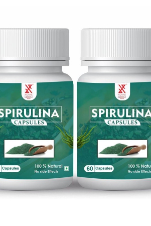 xovak-pharmtech-organic-spirulina-capsule-100-gm-pack-of-2