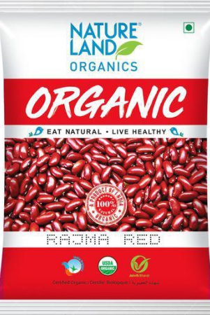 Natureland Organics Rajma Red, 1 Kg