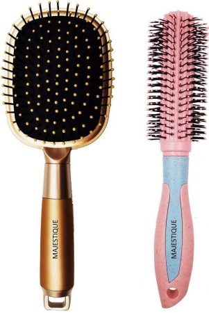 majestique-2pcs-round-and-paddle-hair-brush-for-long-thick-thin-curly-natural-hair-women-and-men