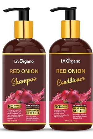 la-organo-red-onion-hair-conditioner-shampoo-for-shiny-healthy-hair-deep-conditioner-600-g-pack-of-2