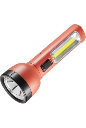 DP 9165 (RECHARGEABLE LED TORCH) With Built-in Emergency light, 15W Torch + 15W Emergency Light Torch