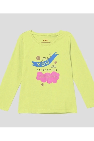 ariel-yellow-cotton-girls-t-shirt-pack-of-1-none