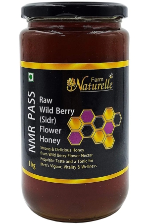 farm-naturelle-raw-100-natural-nmr-tested-pass-certified-wild-berry-honey-sidr-honey-unique-honey-from-flowers-of-wild-berries-exquisite-taste-tonic-for-mens-vigour-vitality-wellness-1-kg