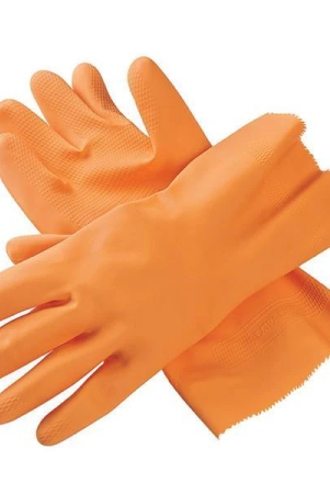 654-cut-glove-reusable-rubber-hand-gloves-orange-1-pc