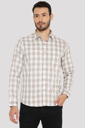 maharaja-cotton-blend-slim-fit-checks-full-sleeves-mens-casual-shirt-brown-pack-of-1-none