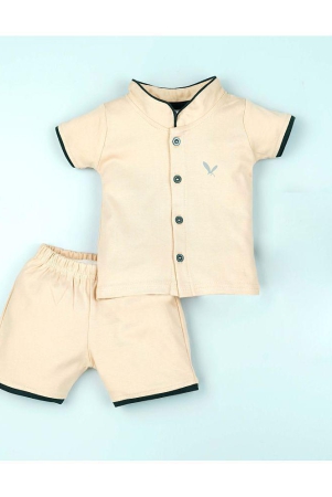 macitoz-beige-cotton-baby-boy-t-shirt-shorts-pack-of-1-none