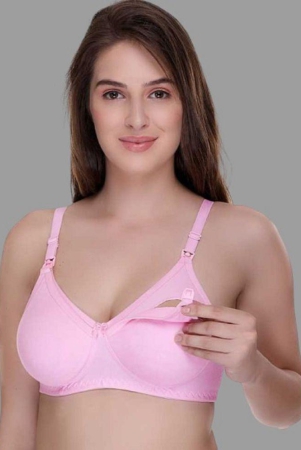 zourt-pink-cotton-non-padded-womens-everyday-bra-pack-of-1-none