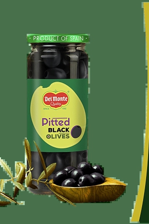 Del Monte Black Pitted Olive, 450 g