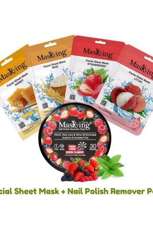 Masking - Natural Glow Facial Kit For All Skin Type ( Pack of 5 )