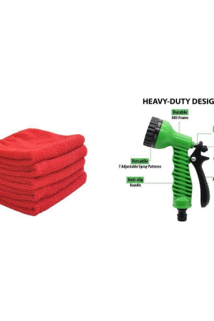 ingens-combo-of-microfiber-cleaning-cloths40x40cms-250gsm-red-colour-highly-absorbent-and-7-function-water-spray-nozzle