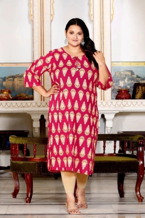 swasti-cotton-printed-straight-womens-kurti-pink-pack-of-1-none