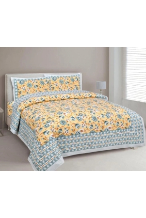 bedsheet-adda-100-pure-cotton-king-size-double-bedsheet-with-2-matching-pillow-covers