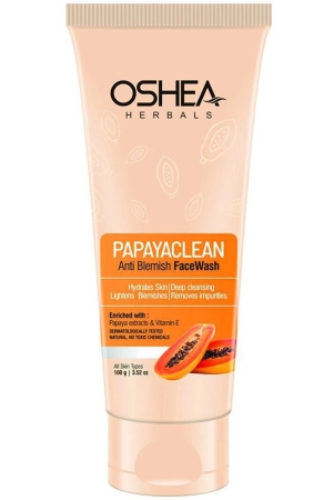 oshea-herbals-papayaclean-anti-blemish-face-wash-100grams