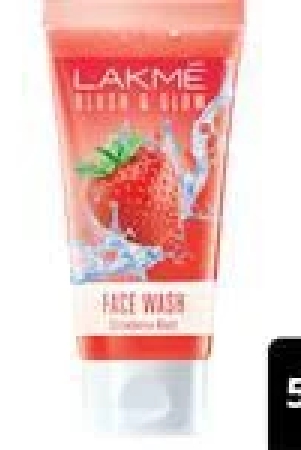 lakme-blush-glow-face-wash-with-vitamin-c-makes-skin-even-toned-strawberry-blast-50-g