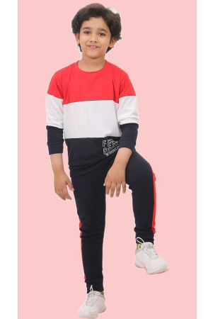 rydho-red-cotton-boys-t-shirt-trackpants-pack-of-1-none